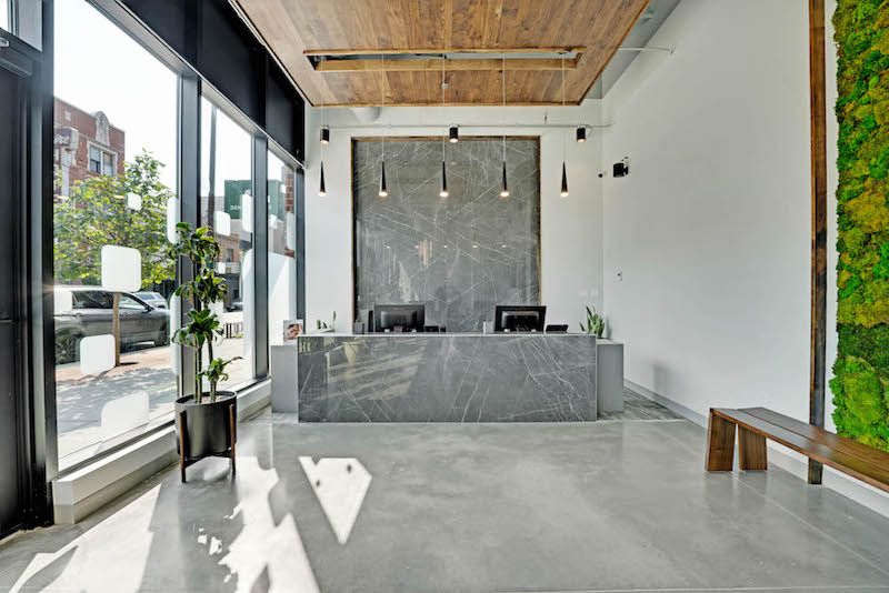 Front desk at Dental Minds in Chicago, IL